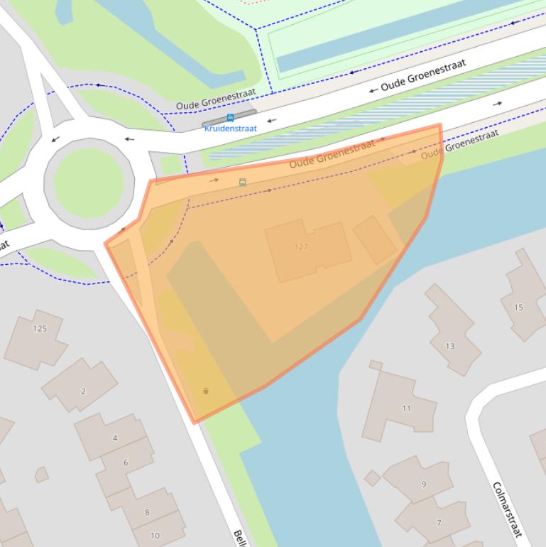 Kaart van postcodegebied 6515EC.