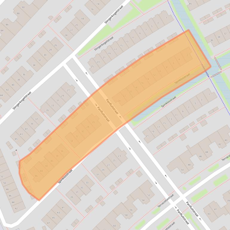 Kaart van postcodegebied 6515GD.