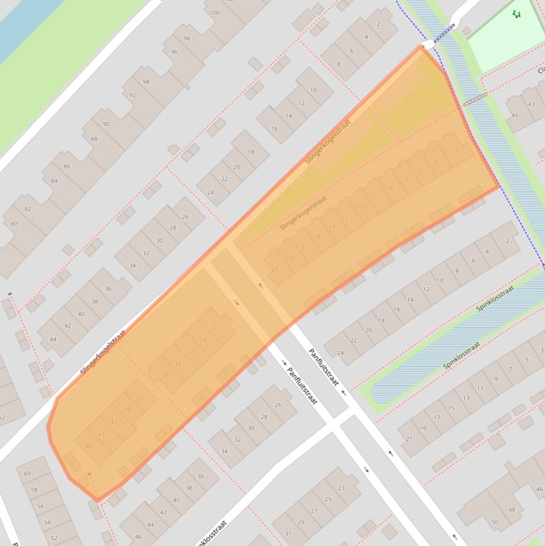 Kaart van postcodegebied 6515GE.