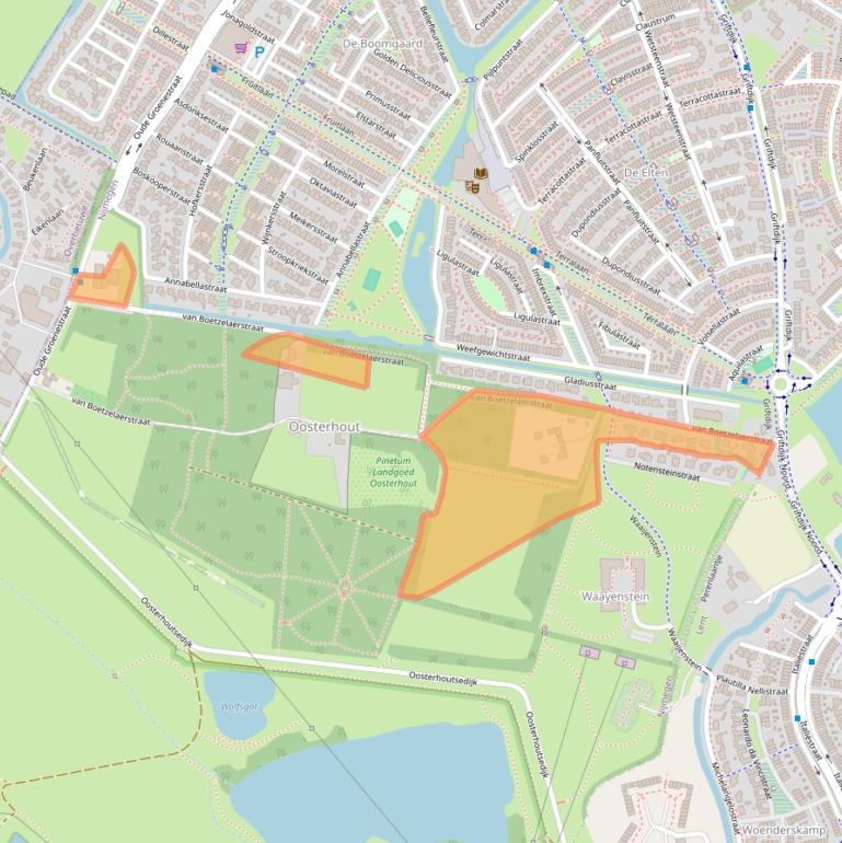 Kaart van postcodegebied 6515JD.