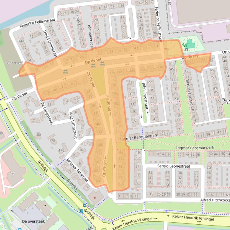 Kaart van postcodegebied 6515LL.