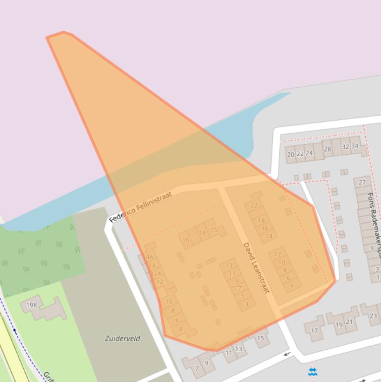 Kaart van postcodegebied 6515LS.