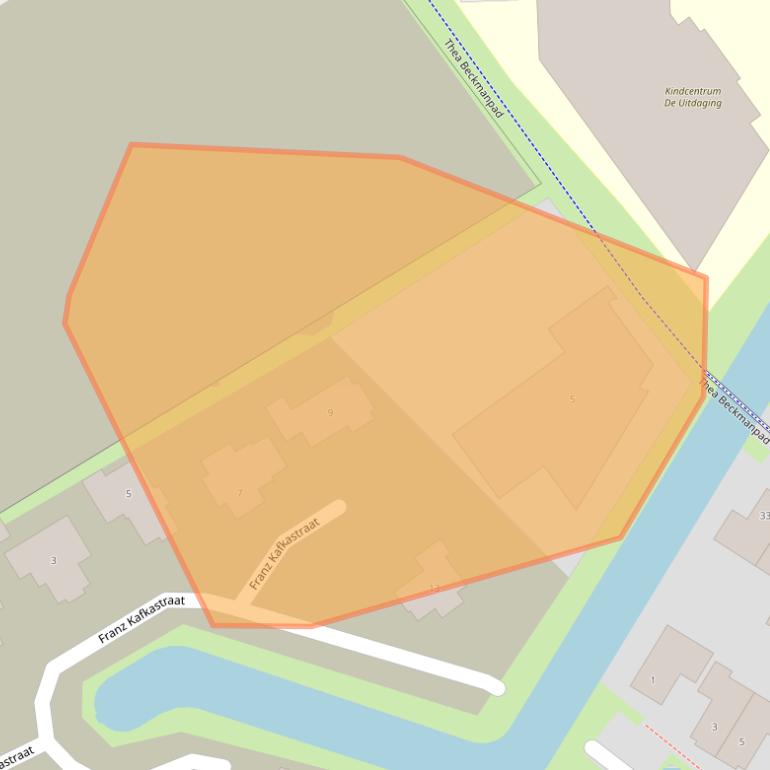 Kaart van postcodegebied 6515ZX.