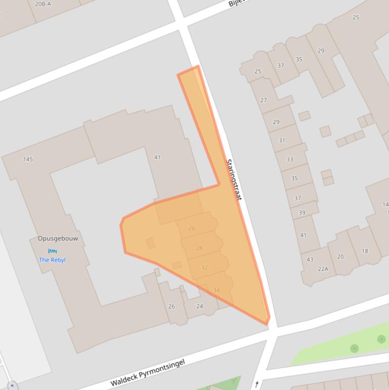 Kaart van postcodegebied 6521AK.