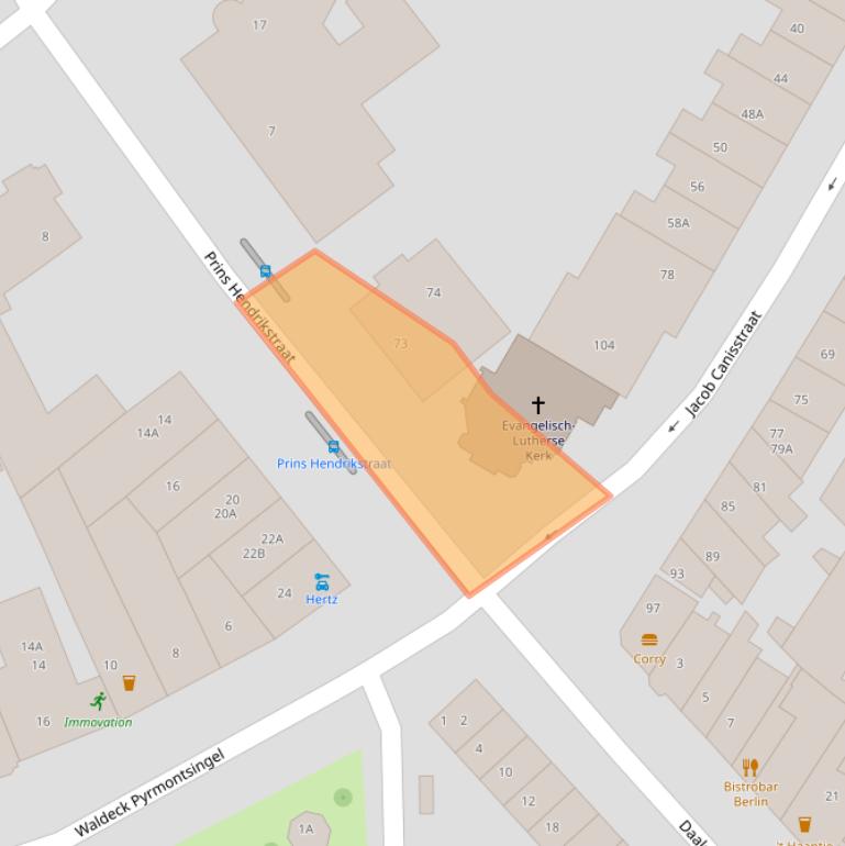 Kaart van postcodegebied 6521AX.