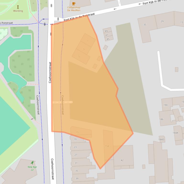 Kaart van postcodegebied 6521CA.