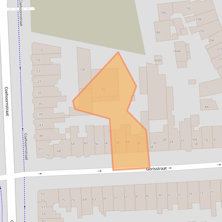 Kaart van postcodegebied 6521CL.