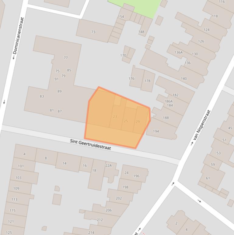 Kaart van postcodegebied 6521KG.