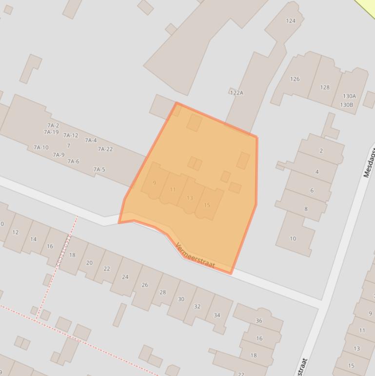 Kaart van postcodegebied 6521LV.