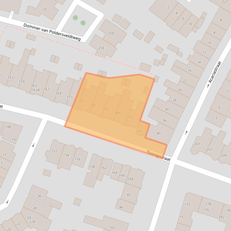 Kaart van postcodegebied 6521NM.