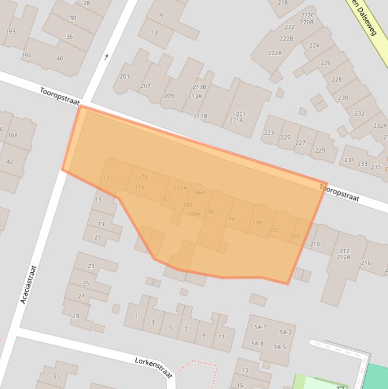 Kaart van postcodegebied 6521NX.