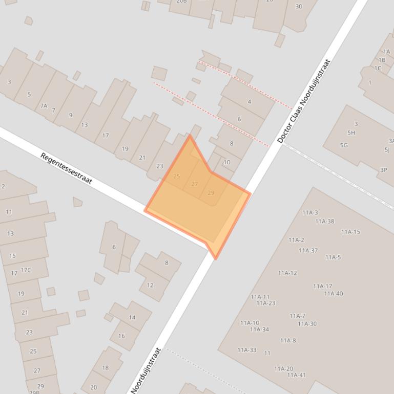 Kaart van postcodegebied 6522AP.