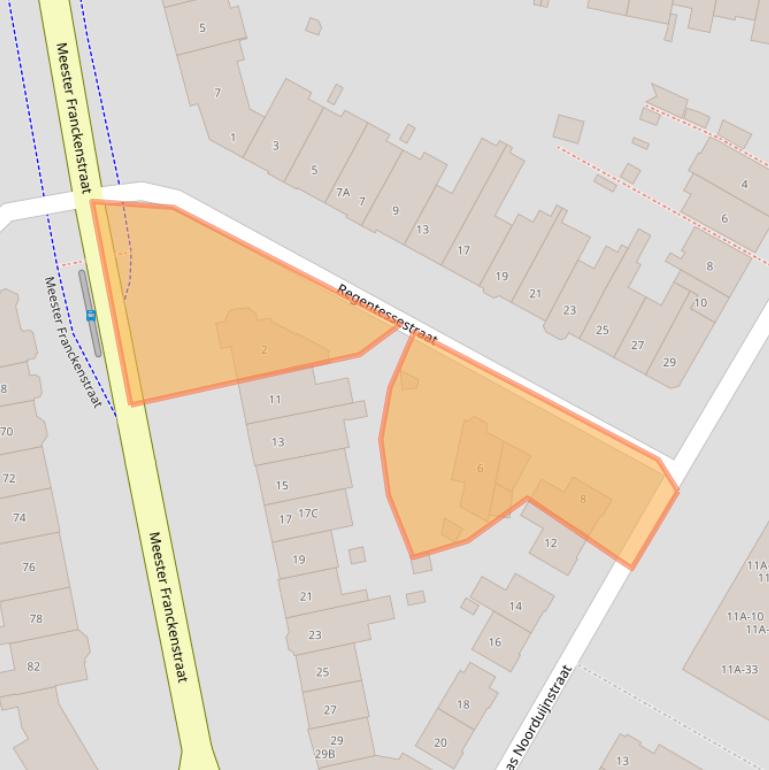 Kaart van postcodegebied 6522AR.