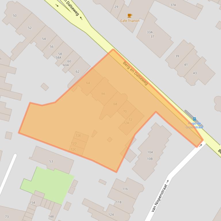 Kaart van postcodegebied 6522BN.