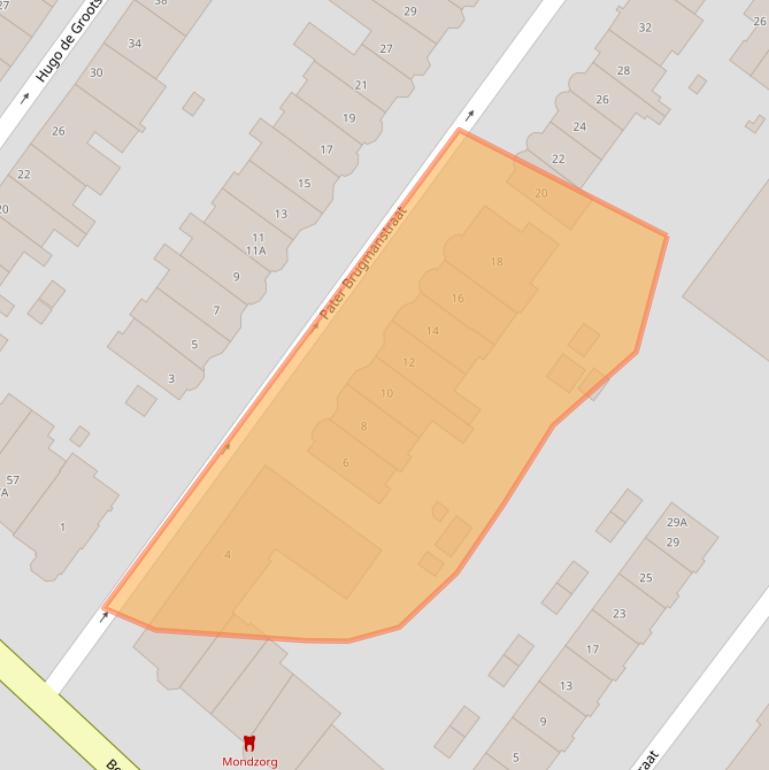 Kaart van postcodegebied 6522EL.