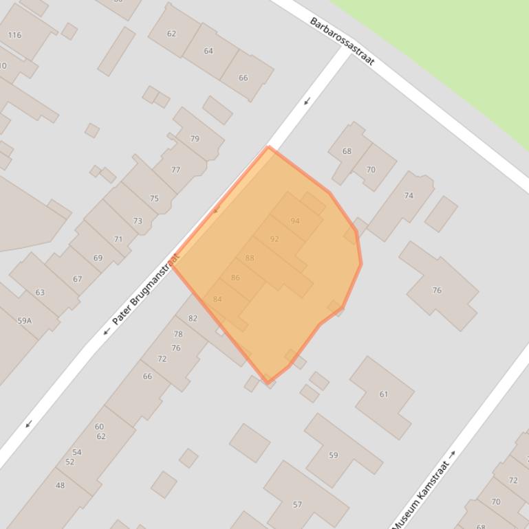 Kaart van postcodegebied 6522ER.