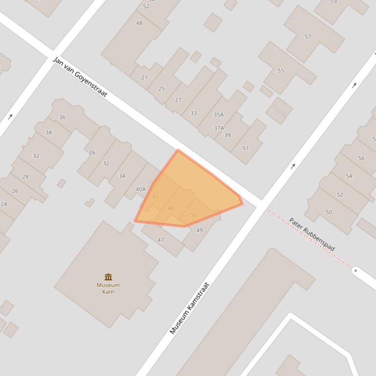 Kaart van postcodegebied 6522EX.