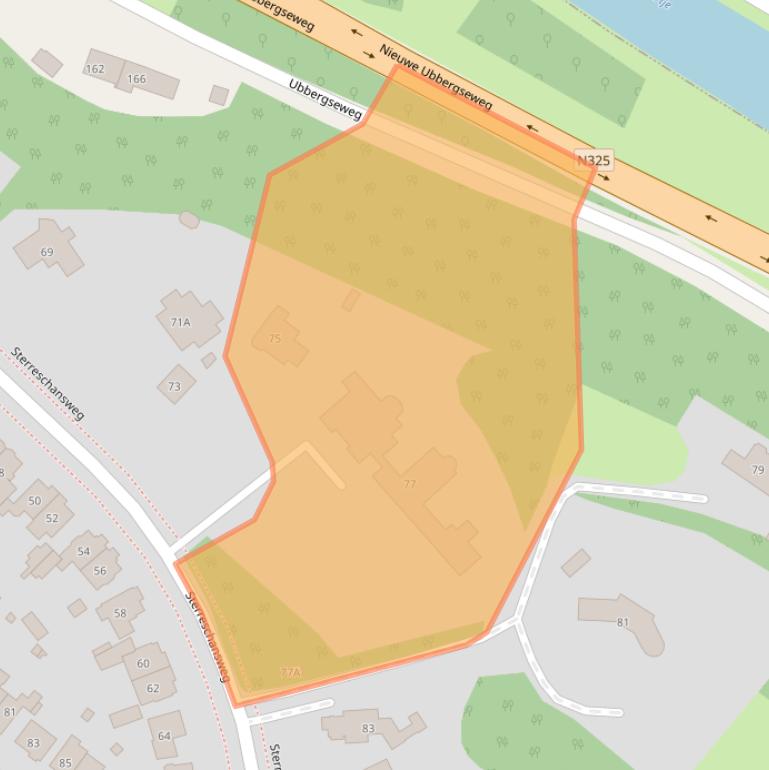 Kaart van postcodegebied 6522GL.