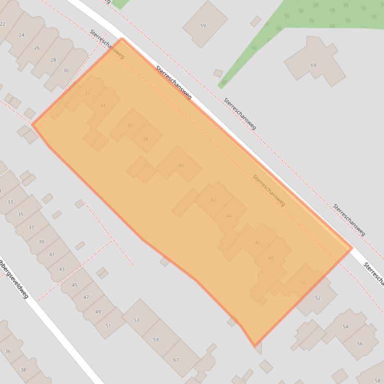 Kaart van postcodegebied 6522GR.