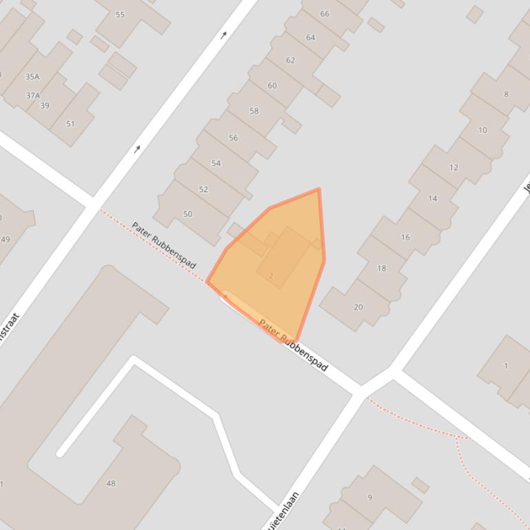 Kaart van postcodegebied 6522GT.