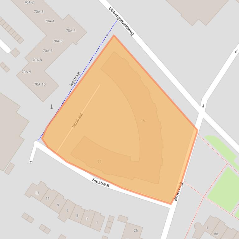 Kaart van postcodegebied 6522HR.