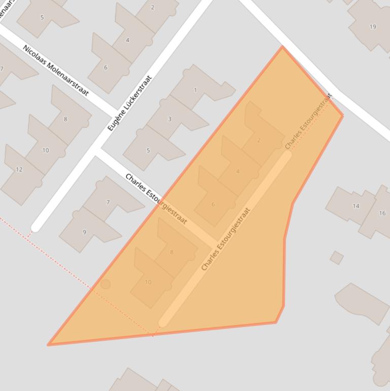 Kaart van postcodegebied 6522HW.