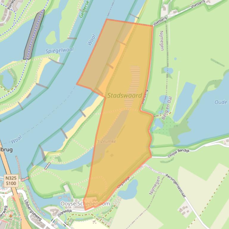 Kaart van postcodegebied 6522KV.