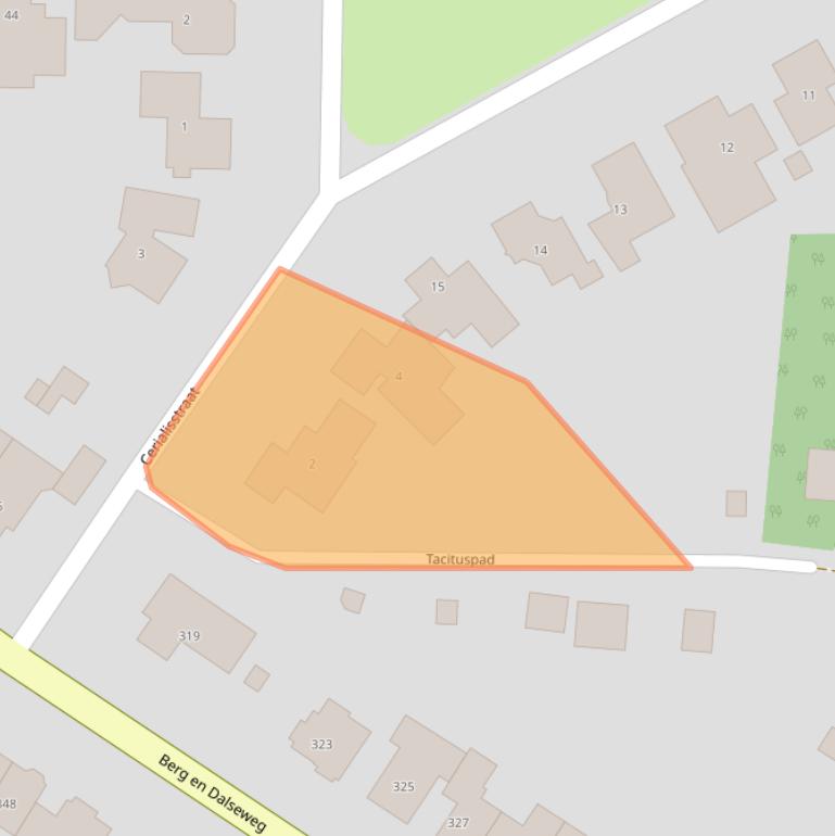 Kaart van postcodegebied 6522LJ.