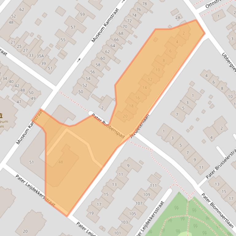 Kaart van postcodegebied 6522MD.