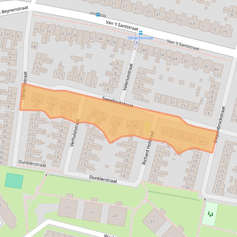 Kaart van postcodegebied 6523AR.