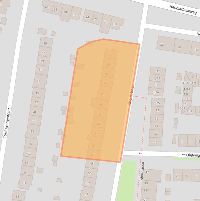 Kaart van postcodegebied 6523JK.