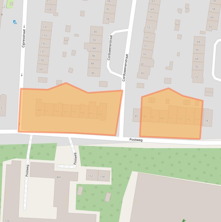 Kaart van postcodegebied 6523KX.