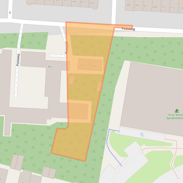 Kaart van postcodegebied 6523LH.