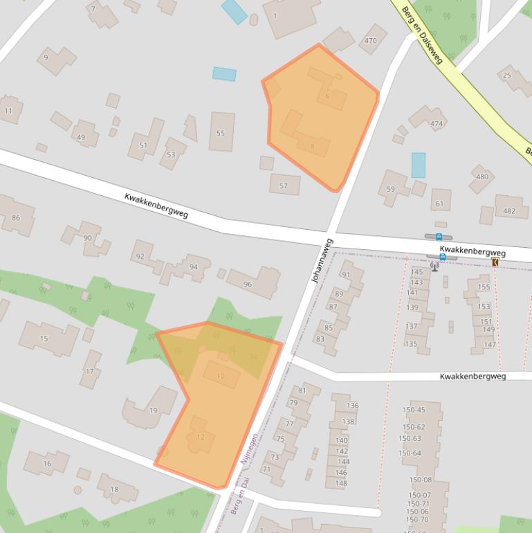 Kaart van postcodegebied 6523MA.