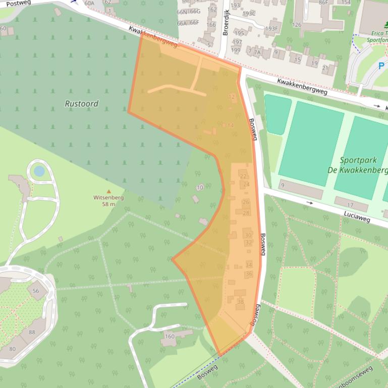 Kaart van postcodegebied 6523NM.