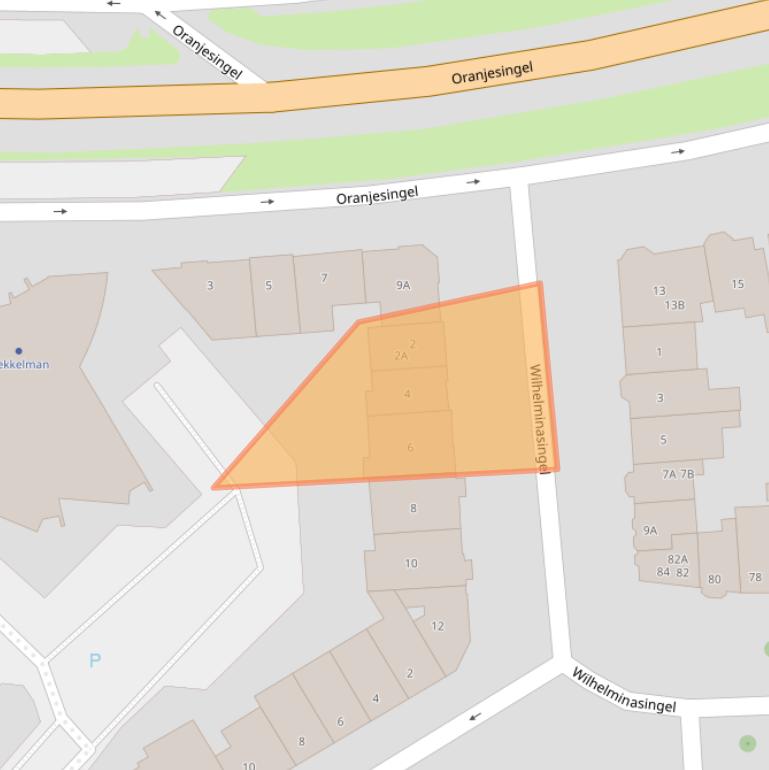 Kaart van postcodegebied 6524AK.