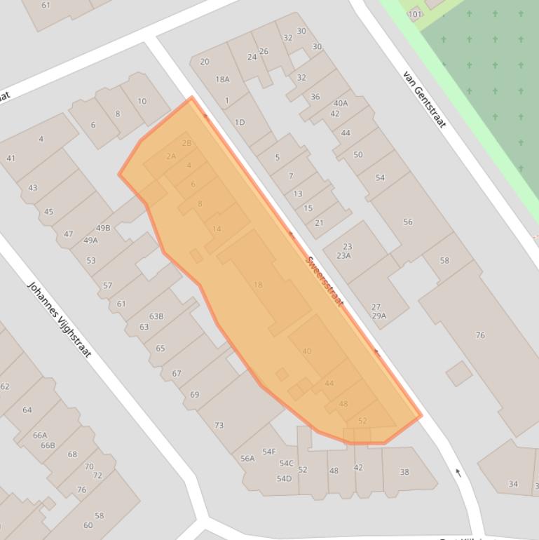 Kaart van postcodegebied 6524BM.