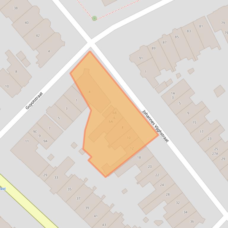 Kaart van postcodegebied 6524BR.