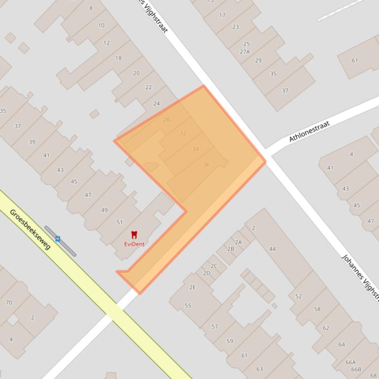 Kaart van postcodegebied 6524BT.