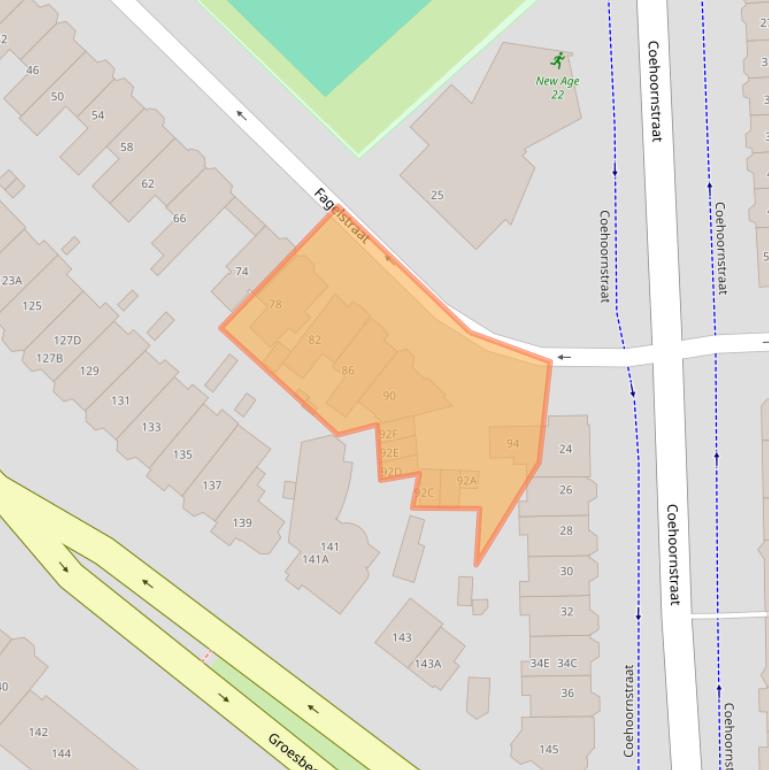 Kaart van postcodegebied 6524CH.