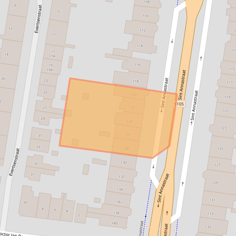 Kaart van postcodegebied 6524GM.