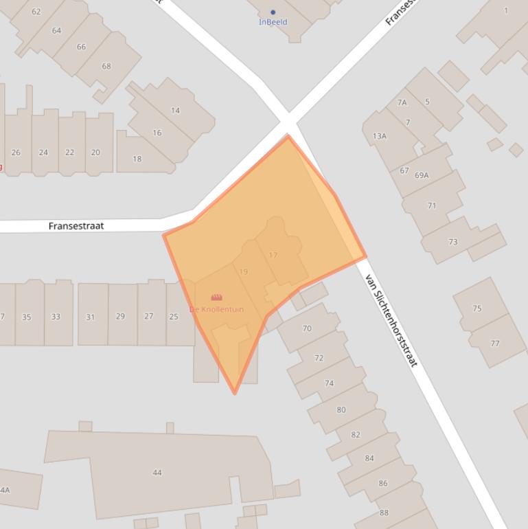 Kaart van postcodegebied 6524HR.