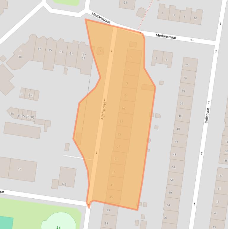 Kaart van postcodegebied 6524KT.