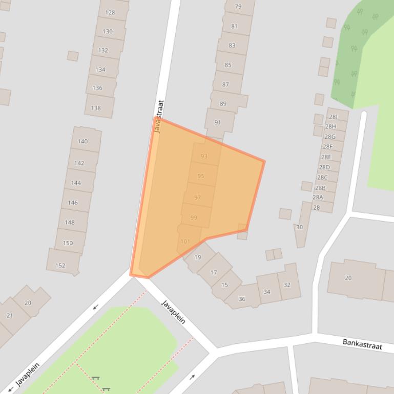 Kaart van postcodegebied 6524LZ.