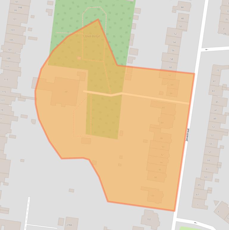 Kaart van postcodegebied 6524MG.