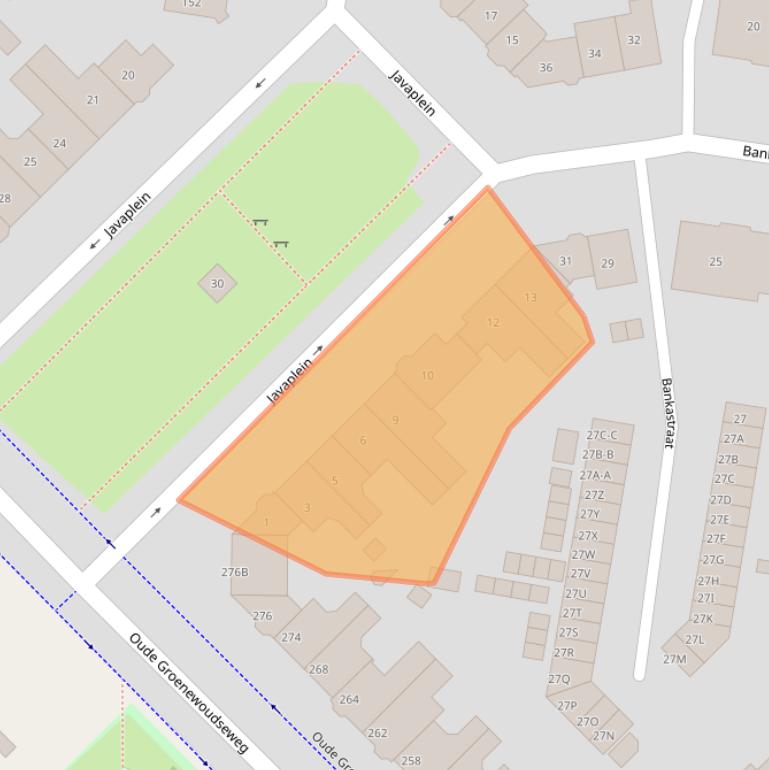 Kaart van postcodegebied 6524MP.