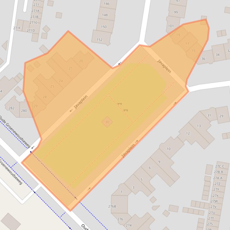 Kaart van postcodegebied 6524MR.