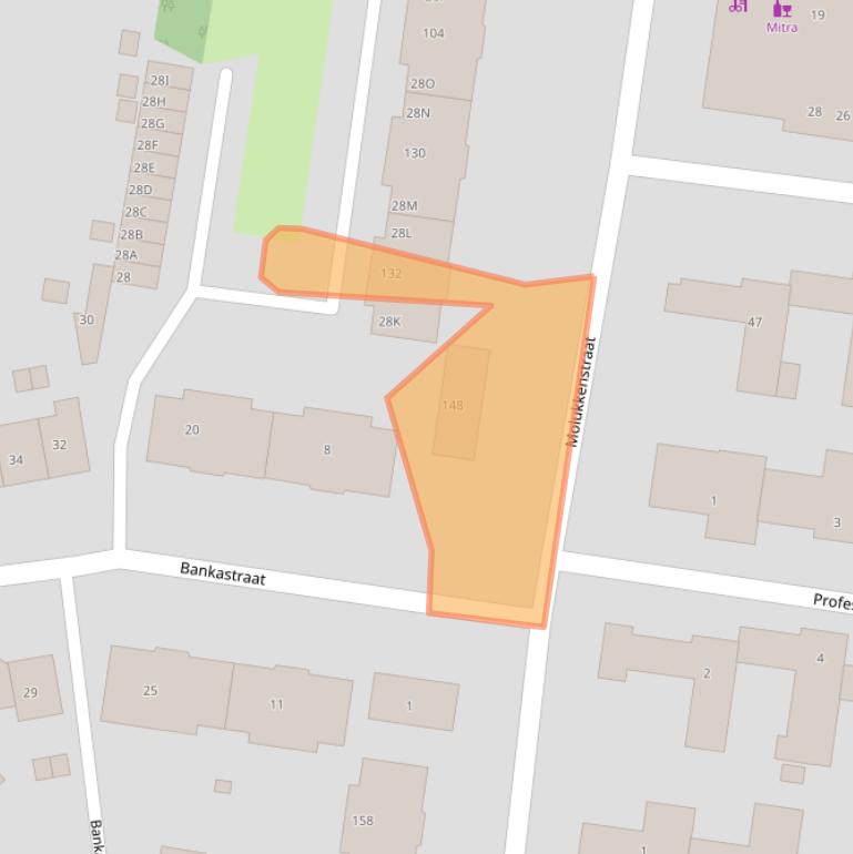 Kaart van postcodegebied 6524NH.