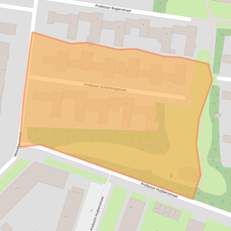 Kaart van postcodegebied 6524NM.