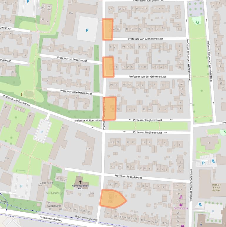 Kaart van postcodegebied 6524PG.